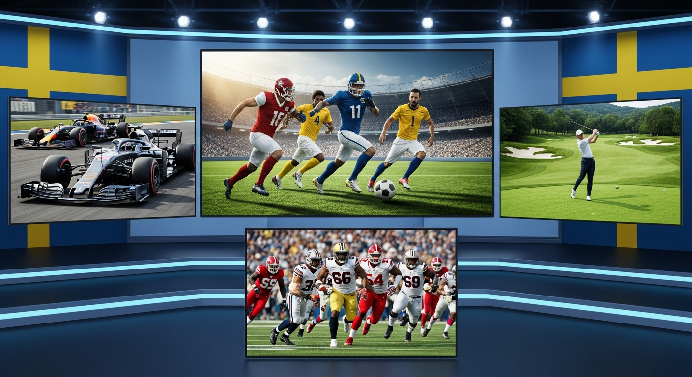 Viking IPTV Sportkanaler - Allsvenskan, Formel 1, Golf, NFL streaming